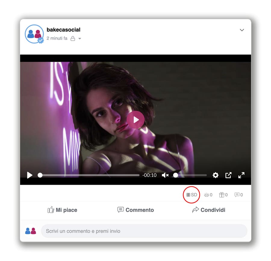 nuova icona risoluzione video
